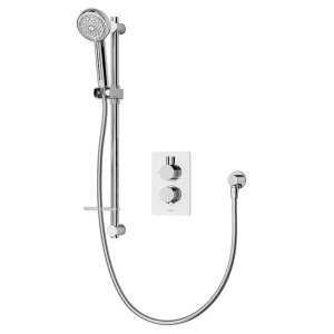 Aqualisa Dream Round Thermostatic Mixer Shower with Adjustable Head - Chrome (DRMDCV1.AD.RND) - main image 1