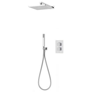 Aqualisa Dream Square Thermostatic Mixer Shower - Chrome (DRMDCV2.HSFW.SQR) - main image 1