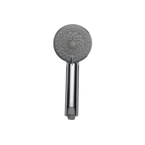Aqualisa Harmony 90mm Shower Head - Chrome With Dark Grey Sprayplate (HMY9011) - main image 1
