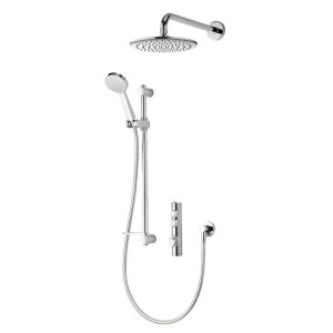 Aqualisa iSystem concealed digital shower with adjustable and wall fixed shower heads - HP/Combi (ISD.A1.BV.DVFW.21) - main image 1