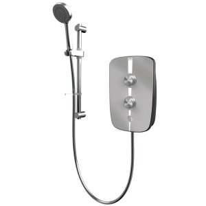 Aqualisa Lumi + Electric Shower 10.5kW - Mirrored Chrome (LMEP10501) - main image 1
