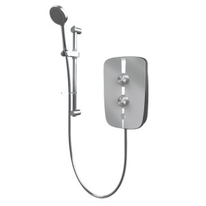 Aqualisa Lumi + Electric Shower 8.5kW - Mirrored Chrome (LMEP8501) - main image 1