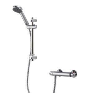 Aqualisa Midas MD100EBAR Thermostatic Bar Mixer Shower with Easyfit  Bracket - Chrome (MD100EBAR) - main image 1