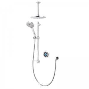 Aqualisa Optic Q Digital Smart Shower Concealed Dual with Ceiling Head - High Pressure/Combi (OPQ.A1.BV.DVFC.20) - main image 1