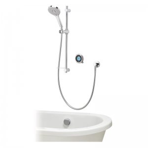 Aqualisa Optic Q Digital Smart Shower Concealed with Bath Fill - Gravity Pumped (OPQ.A2.BV.DVBTX.20) - main image 1