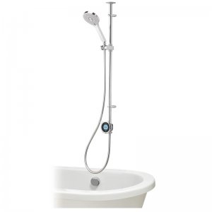 Aqualisa Optic Q Digital Smart Shower Exposed with Bath Fill - Gravity Pumped (OPQ.A2.EV.DVBTX.20) - main image 1