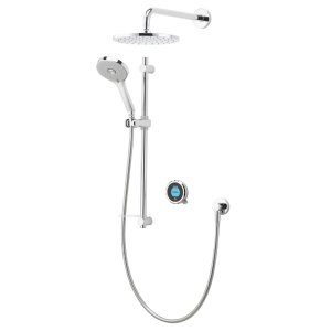 Aqualisa Optic Q Smart Shower Concealed with Adj and Wall Fixed Head - Gravity Pumped (OPQ.A2.BV.DVFW.23) - main image 1