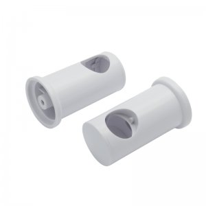 Aqualisa Quartz Electric rail end - white (435908) - main image 1