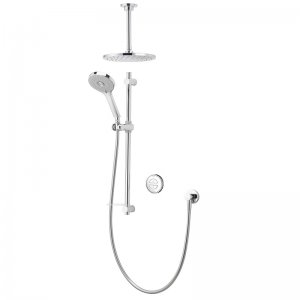 Aqualisa Unity Q Digital Smart Shower Concealed Dual with Ceiling Head - Gravity Pumped (UTQ.A2.BV.DVFC.20) - main image 1