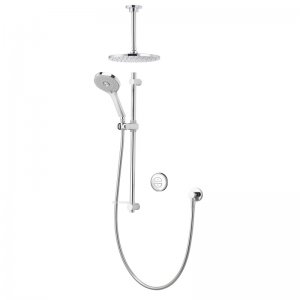 Aqualisa Unity Q Digital Smart Shower Concealed Dual with Ceiling Head - High Pressure/Combi (UTQ.A1.BV.DVFC.20) - main image 1