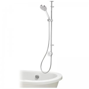 Aqualisa Unity Q Digital Smart Shower Exposed Adjustable with Bath - Gravity Pumped (UTQ.A2.EV.DVBTX.20) - main image 1