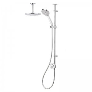 Aqualisa Unity Q Digital Smart Shower Exposed Dual with Ceiling Head - Gravity Pumped (UTQ.A2.EV.DVFC.20) - main image 1