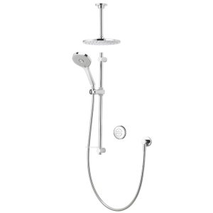 Aqualisa Unity Q Smart Shower Concealed with Adj and Ceiling Fixed Head - Gravity Pumped (UTQ.A2.BV.DVFC.23) - main image 1