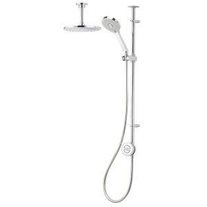 Aqualisa Unity Q Smart Shower Exposed with Adj and Ceiling Fixed Head - HP/Combi (UTQ.A1.EV.DVFC.23) - main image 1