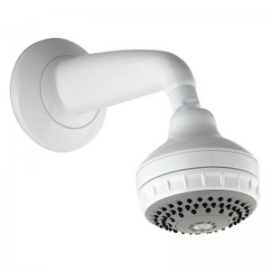 Aqualisa Varispray fixed head - white (99.50.20) - main image 1