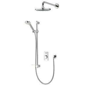 Aqualisa Visage Q Smart Shower Concealed with Adj and Wall Fixed Head - HP/Combi (VSQ.A1.BV.DVFW.23) - main image 1
