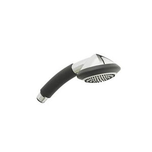 Aqualisa Axis adjustable shower head - Black/chrome (254801) - main image 1