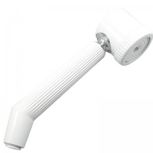 Aqualisa classic flexible handset - White/chrome (025204) - main image 1