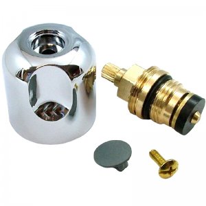 Aqualisa Midas 100 flow control valve and handle - chrome (518102) - main image 1