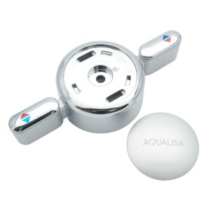 Aqualisa Quartz flow control knob - chrome (297905) - main image 1