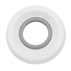 Aqualisa standard wall plate - White/grey (066320) - main image 1