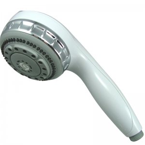 Aqualisa Turbostream handset - White/chrome (215027) - main image 1