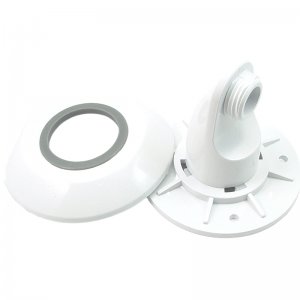 Aqualisa wall outlet assembly - white (215015) - main image 1