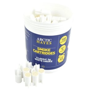 Arctic Hayes 3g White Smoke Cartridges - Tub of 100 (333003B) - main image 1