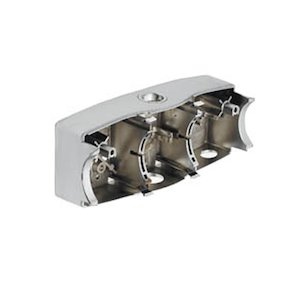 Aqualisa Backplate - Satin chrome (164302) - main image 1