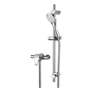 Bristan Capri 2 exposed single control mini valve with adjustable riser kit (CAP2 SHXAR C) - main image 1