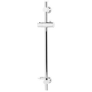 Bristan Casino Riser Rail with Adjustable Position Bracket - Chrome (CAS RRAIL02 C) - main image 1