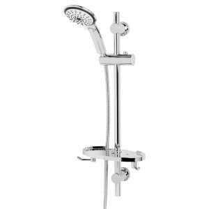 Bristan Casino Shower Kit with 5 Function Large Handset - Chrome (CAS KIT04 C) - main image 1