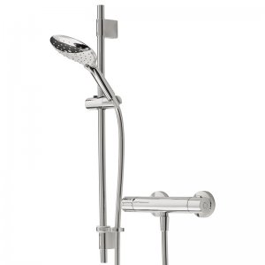 Bristan Claret thermostatic bar mixer shower with fittings (CLR SHXMTFF C) - main image 1