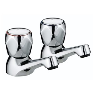 Bristan Club Basin Taps - Chrome (VAC 1/2 C MT) - main image 1