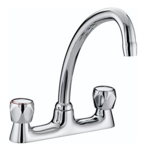 Bristan Club budget deck sink mixer - chrome (VAC BDSM C MT) - main image 1