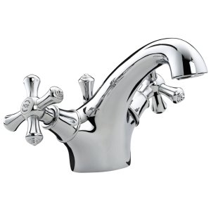 Bristan Colonial Basin Mixer With Pop-Up Waste - Chrome (K BAS C) - main image 1