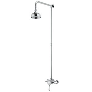 Bristan Colonial Exposed Mini Valve Shower with Rigid Riser (KN2 SHXRR C) - main image 1