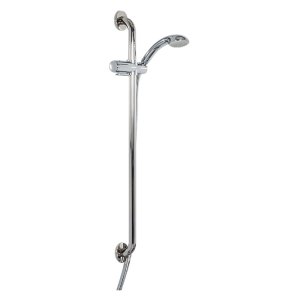 Bristan Commercial Grab Rail/Slide Bar Shower Kit 900MM - Stainless Steel Finish (EV KIT-EGB C) - main image 1