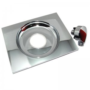 Bristan concealing plate and outlet elbow - Chrome (SK1200-5CP) - main image 1