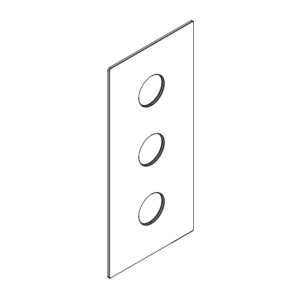 Bristan Concealing Plate (D282-093-B1) - main image 1