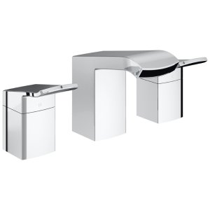 Bristan Descent 3 Hole Basin Mixer With Clicker Waste - Chrome (DSC 3HBAS C) - main image 1