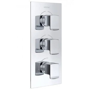 Bristan Descent Square Concealed Thermostatic Shower Valve - Chrome (DSC SHC3DIV C) - main image 1