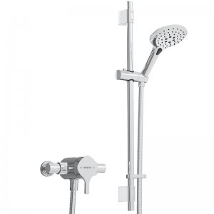 Bristan Flute thermostatic exposed single control valve with fittings (FLT SQSHXAR C) - main image 1