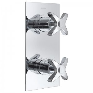 Bristan Glorious thermostatic recessed dual control shower valve (GLR SHCVO C) - main image 1