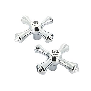 Bristan Handle Assembly for Colonial Sink - Pair - Chrome (19005ZD02S) - main image 1