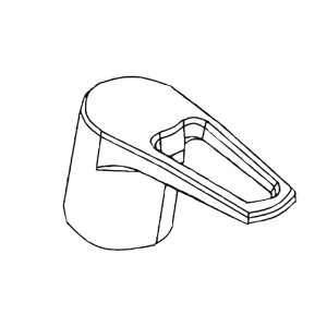 Bristan Handles For Smile Bathroom Taps - Pair - Chrome (100701-H1 SM) - main image 1