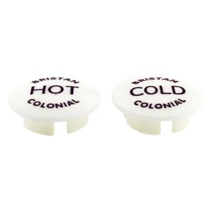 Bristan Indice For Colonial - Pair (IND HD028PLWHB) - main image 1