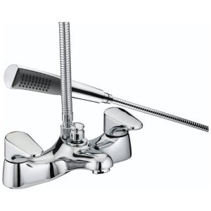 Bristan Jute Bath Shower Mixer Tap - Chrome (JU BSM C) - main image 1