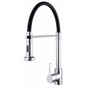 Bristan Liquorice Professional Sink Mixer With Pull Down Spray - Chrome (LQR PROSNK C) - main image 1