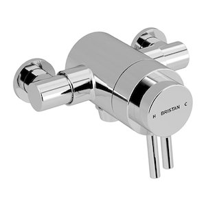 Bristan Prism exposed concentric shower valve only - bottom outlet (PM2 CSHXVO C) - main image 1